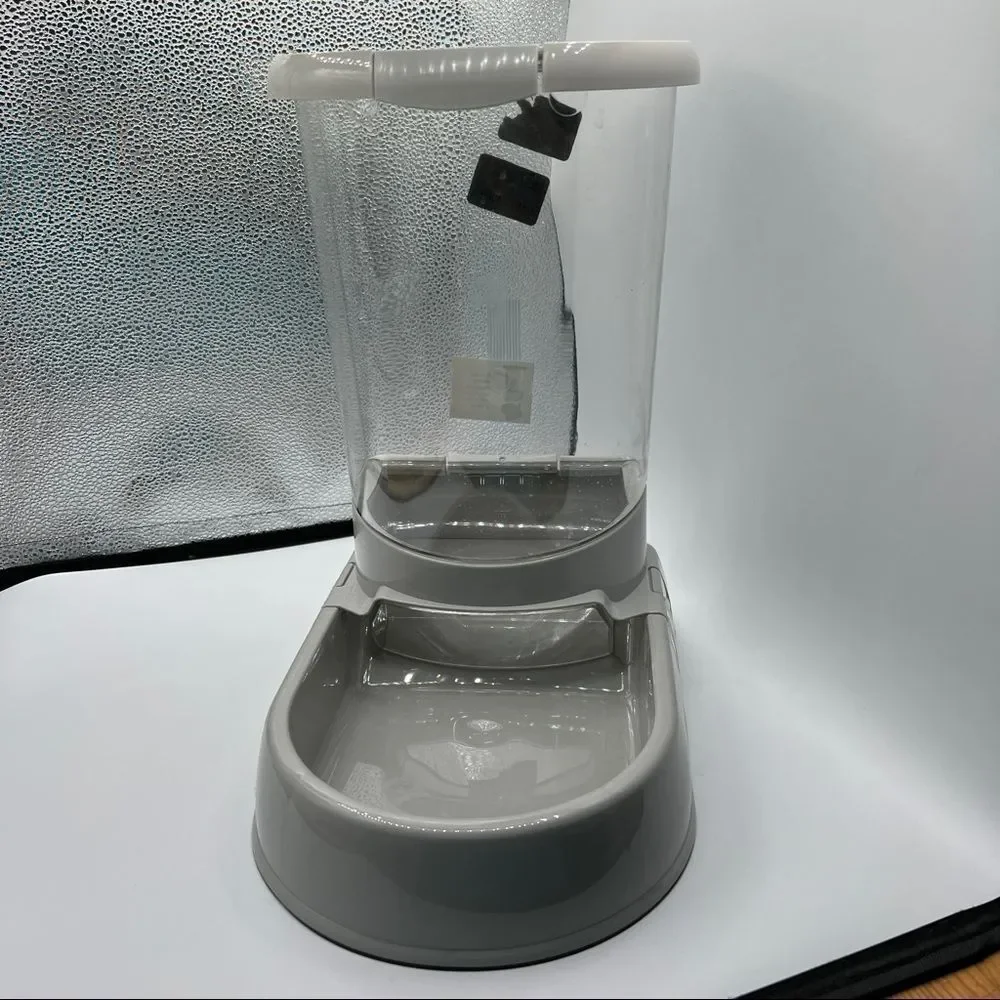 Boots & Barkley Dog Feeder 5 pounds holder dispenser bowl plastic pop lock lid